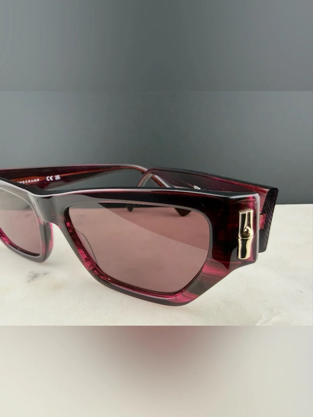 Longchamp LO774S 503 Burgundy Plum Sunglasses w/ Case & Cloth